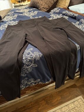 High-Rise Black Stretch Leggings for Women